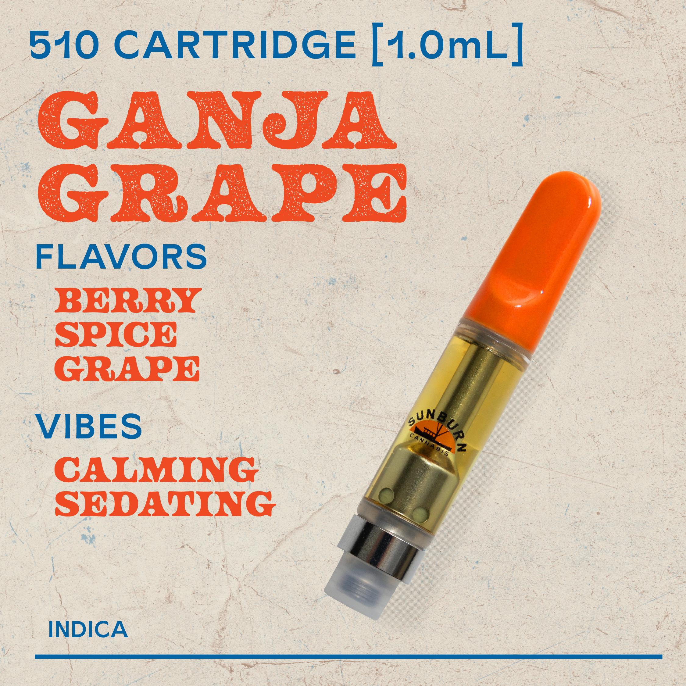Ganja Grape 1g Cartridge - 