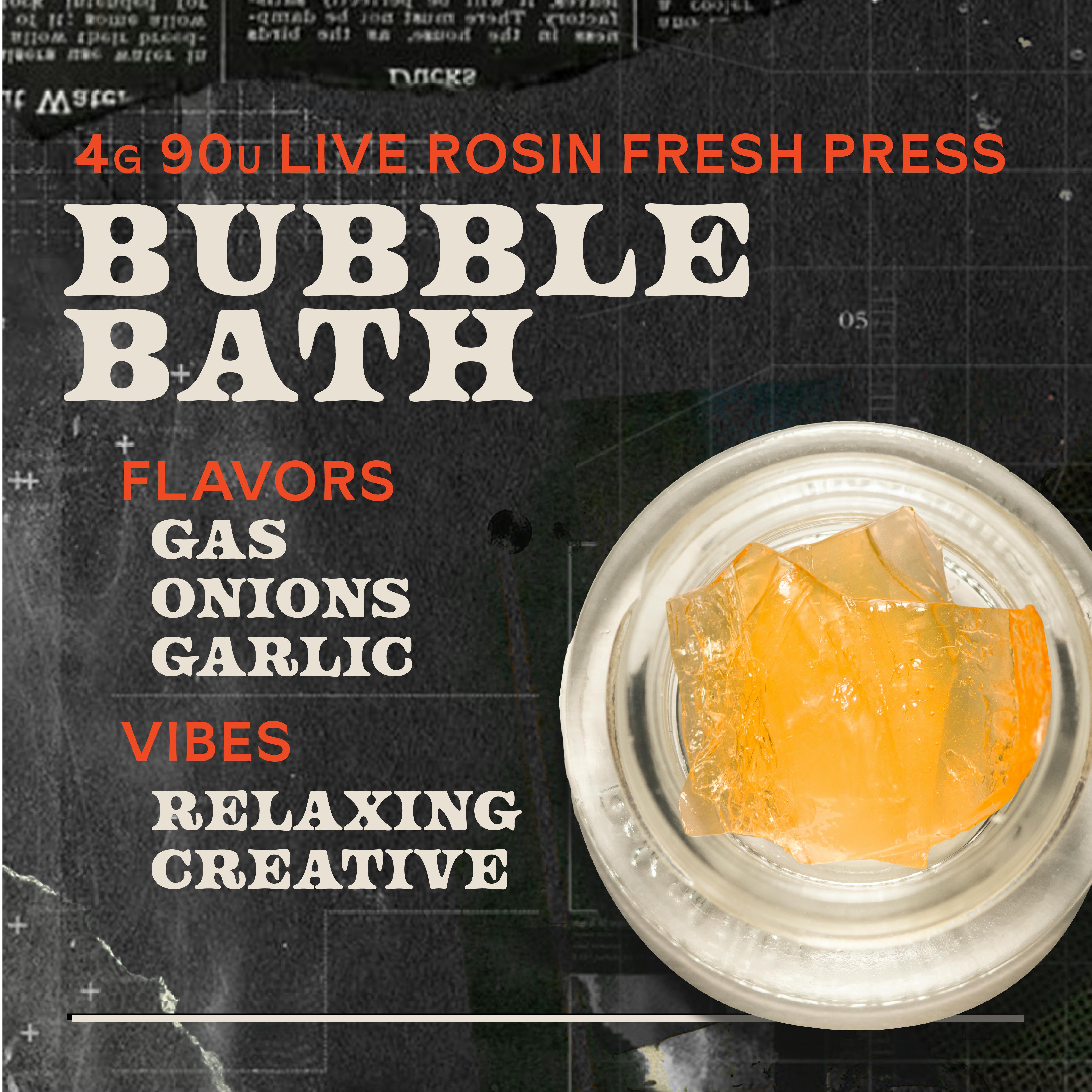 Bubble Bath 4g Live Rosin Fresh Press - 
