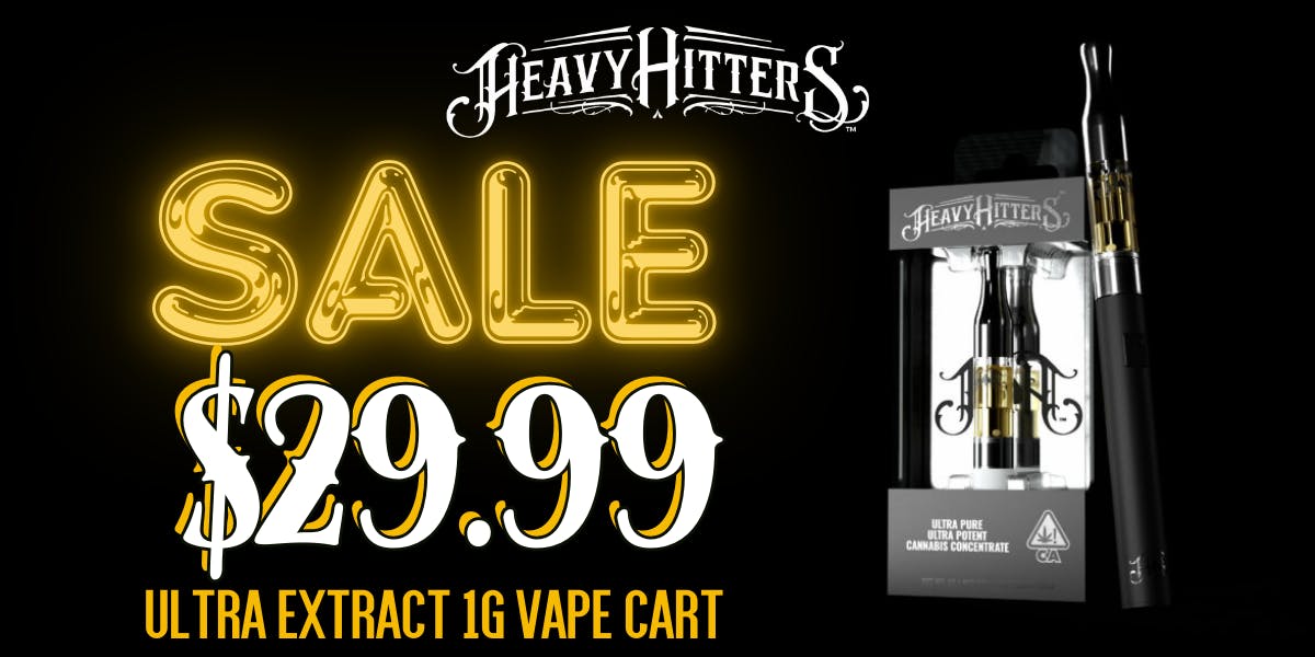 $29.99 Heavy Hitters Vape Carts