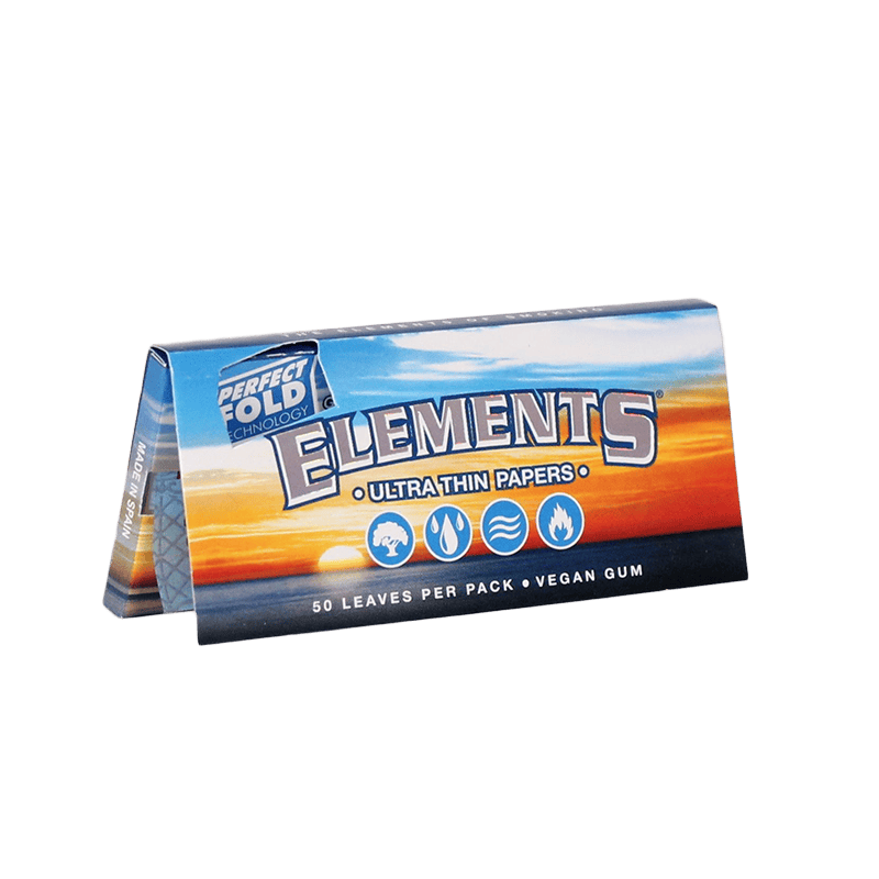 Elements | Ultra Thin 1.25″ Rolling Papers | 20pk