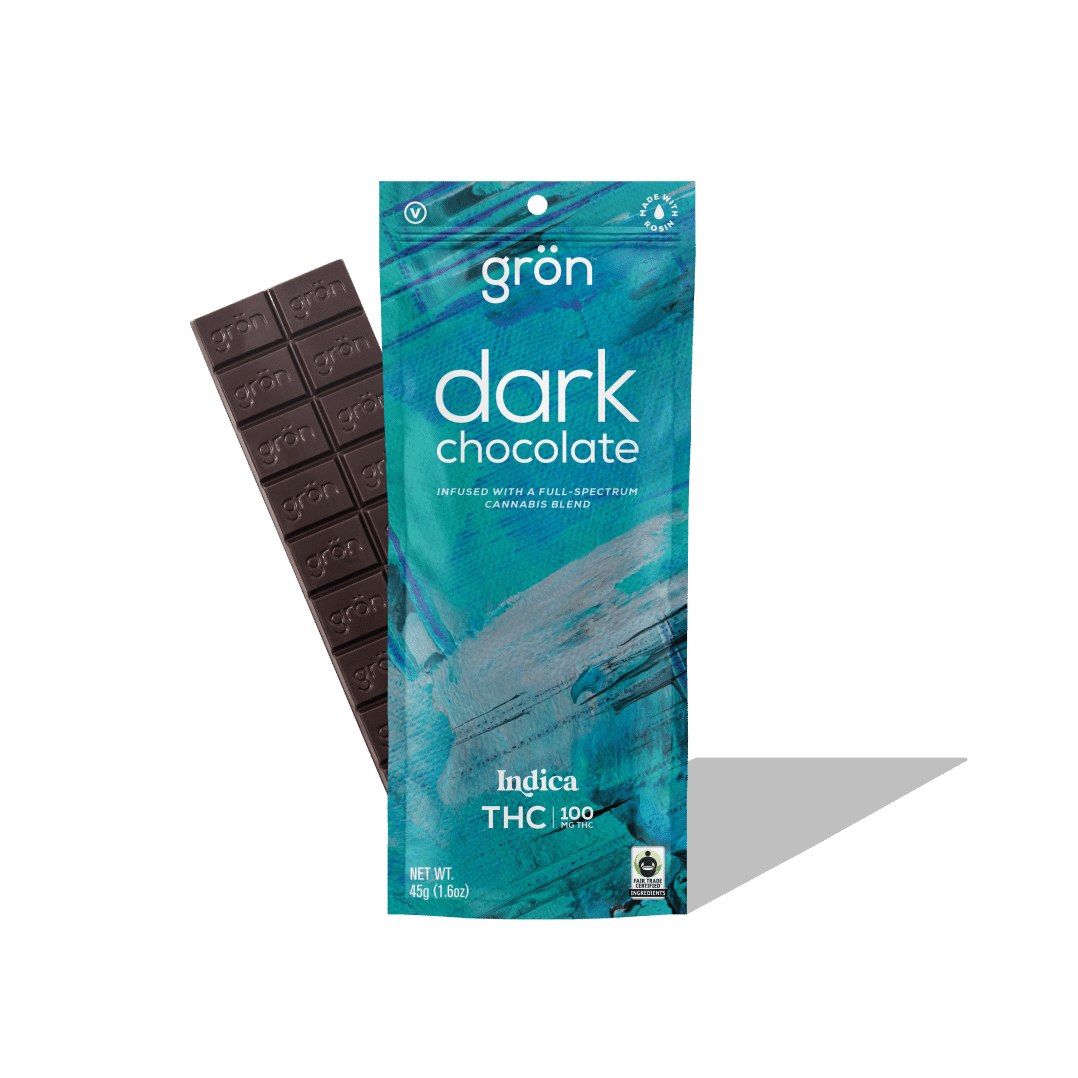 Grön Dark Chocolate Indica - 100mg