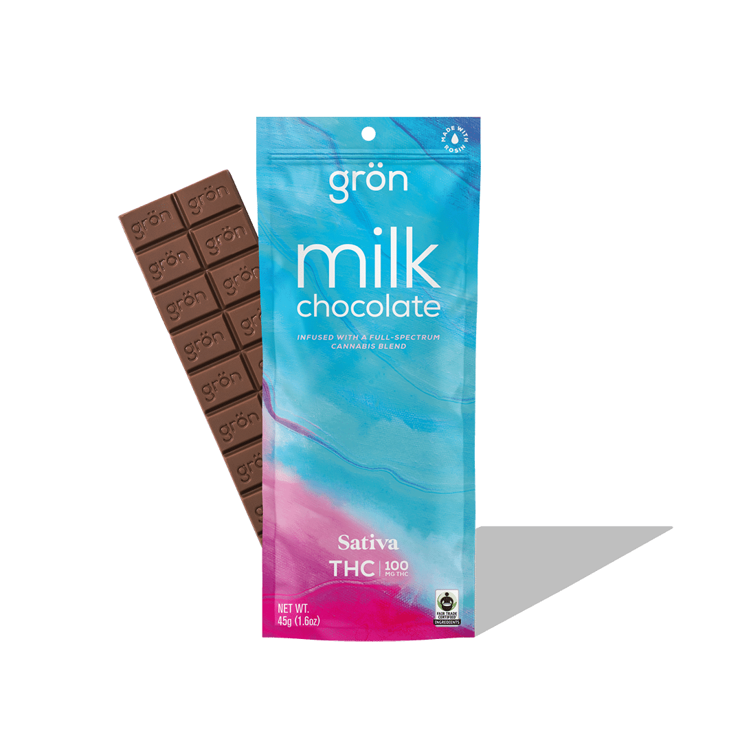 Grön Milk Chocolate Sativa - 100mg