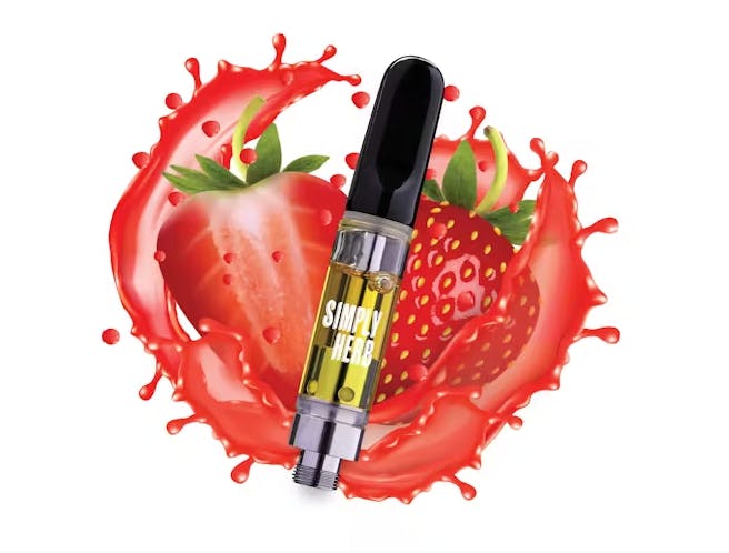 Simply Herb Strawberry Jam Distillate Cartridge - 1.g - 1g | Vape