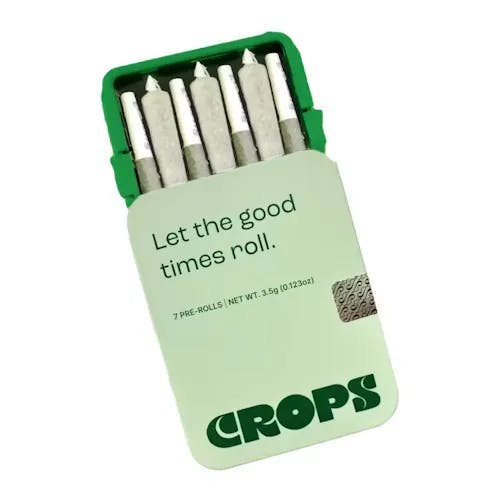 Crops Orange Malt Pre-Rolls 7pk - 3.5g