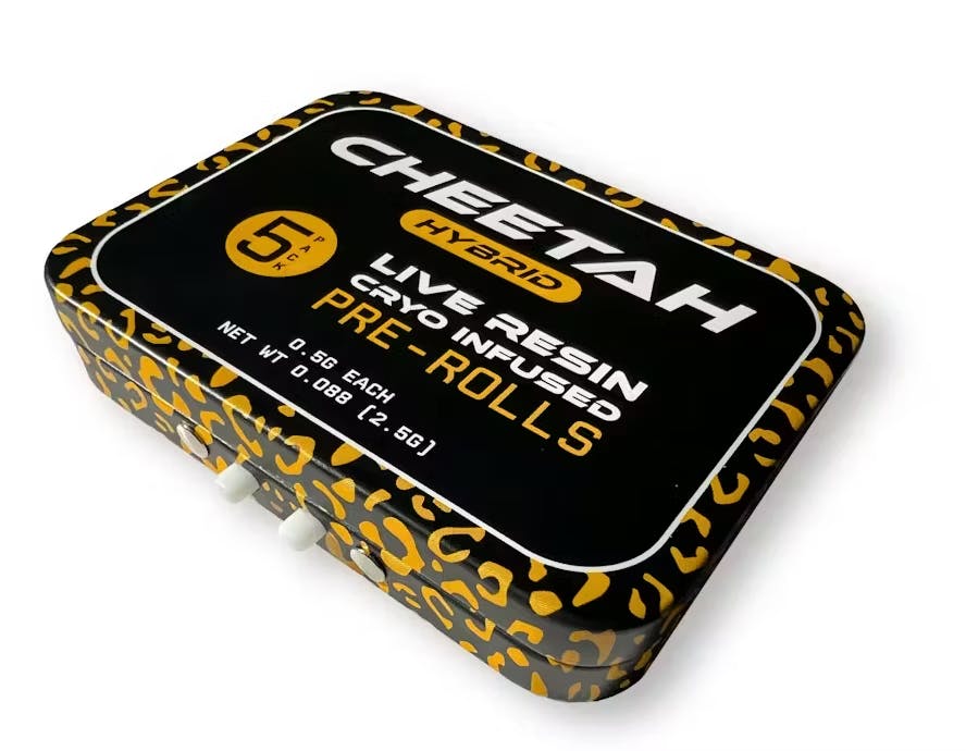 Cheetah Ice Cream Banger Infused Pre-Rolls 5pk - 2.5g