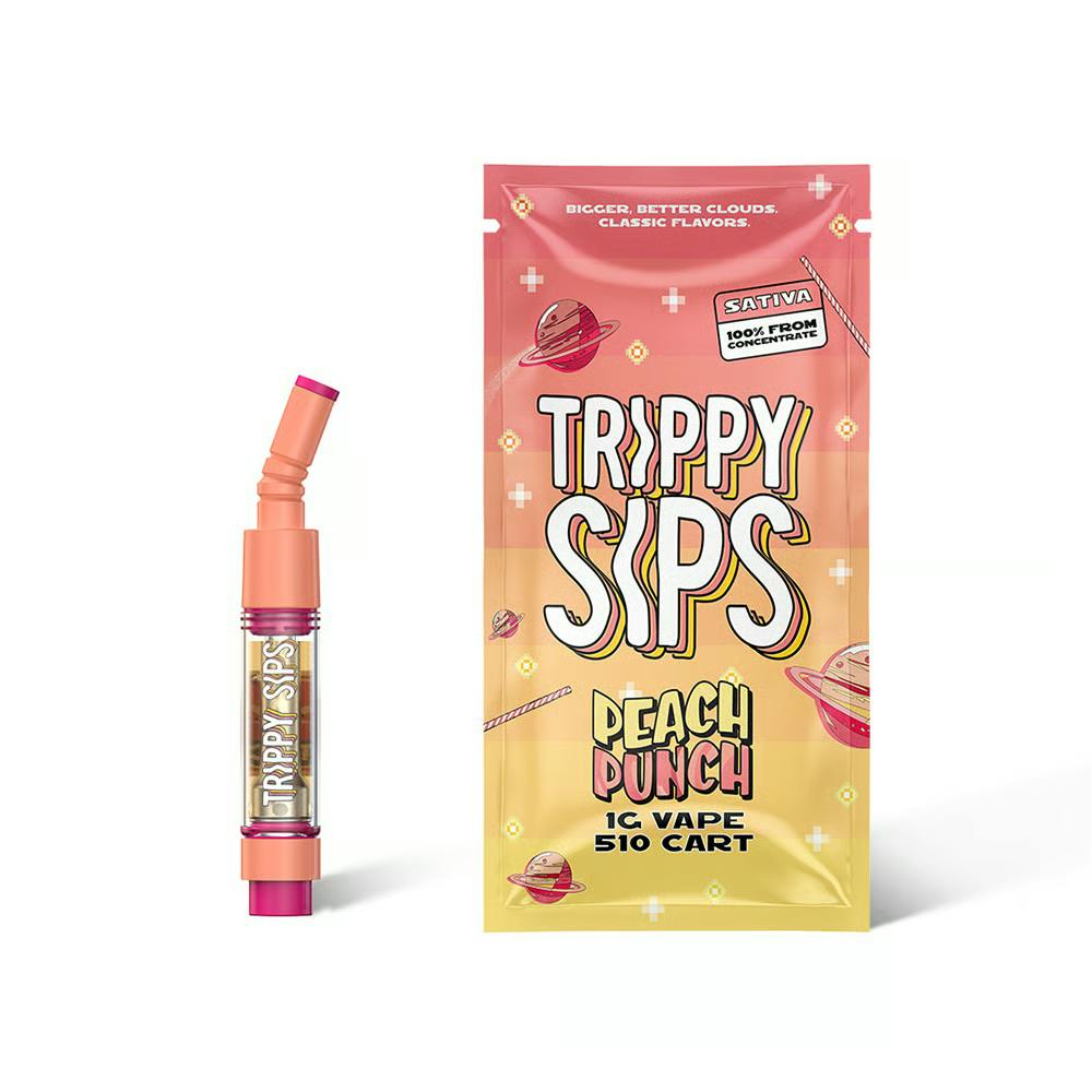 Trippy Sips Peach Punch Cartridge - 1g