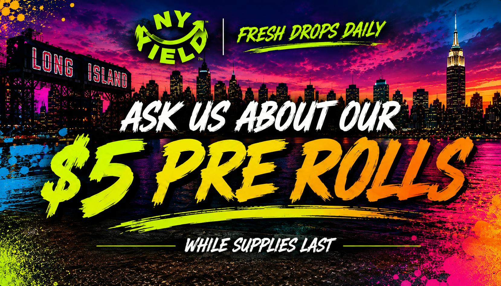 $5 pre rolls