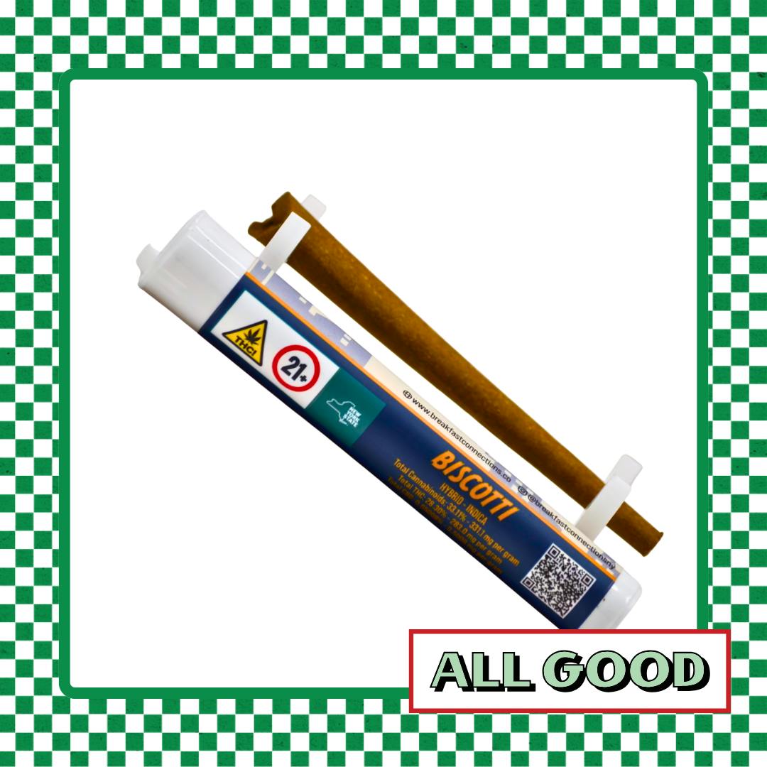 Breakfast Connections | Biscotti | Blunt | Indica Hybrid | 1g