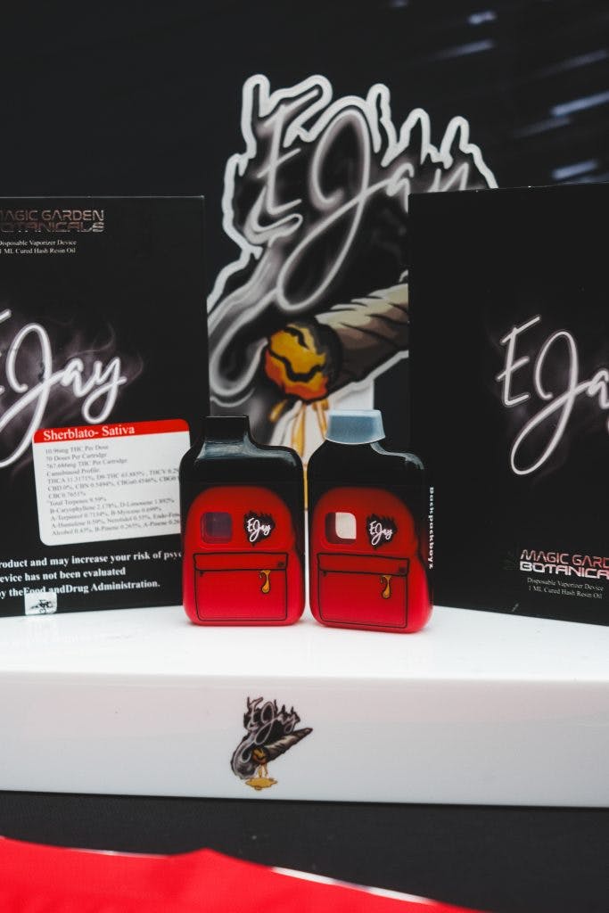 Back Pack Boyz - Black Cherry Gelato Cured Hash Oil EJay Disposable - 1g
