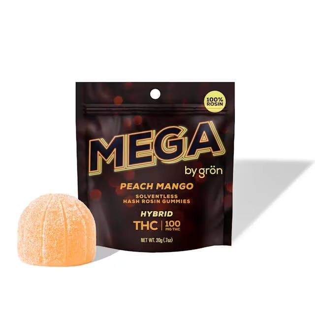 Gron - Peach Mango Rosin Mega Pearl - 100mg