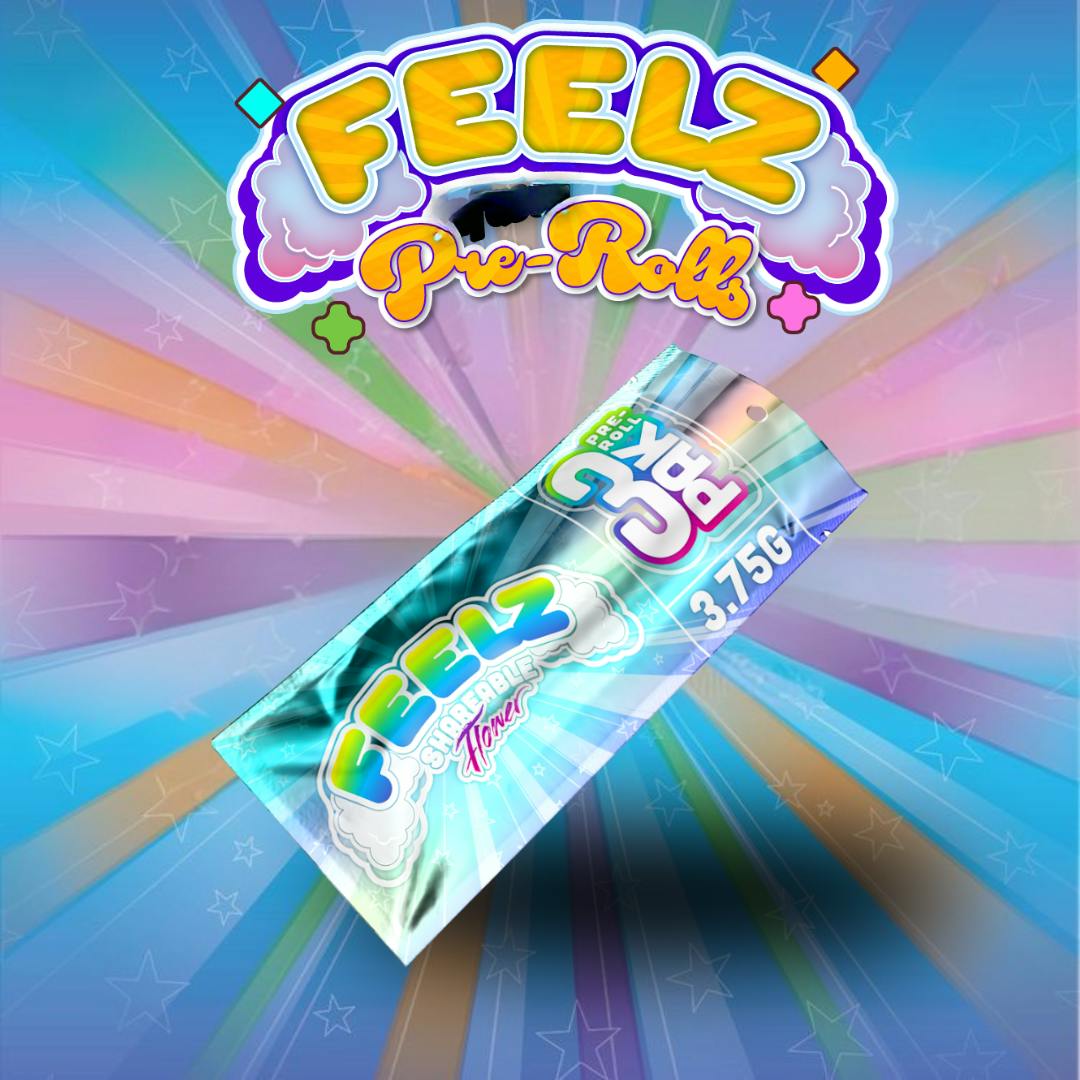 Feelz - Happy Hybrid Pre Rolls 3pk - 3.75g - 3.75g | Pre Rolls