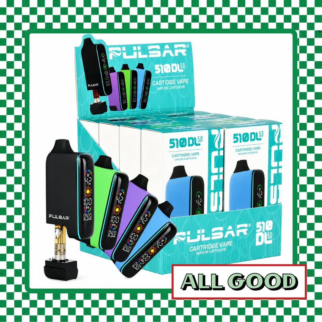 Pulsar 510 DL 5.0 Pro Auto-Draw Variable Voltage Vape Bar | 1000mAh Battery