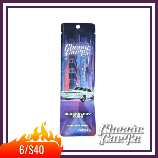 CLASSIC CARTS – Blackberry Kush | Vape Cart - 1g for Sale in Ironwood, MI