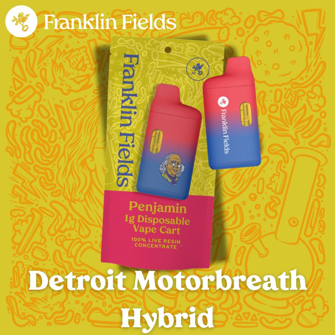 buy vape detroit FRANKLIN FIELDS – Motorbreath | Live Resin Disposable - 1g for Sale in Ironwood, MI Select Flavor ::BlueBerry Ras Lemon Raspberry Mint Vertical vs Horizontal Fog