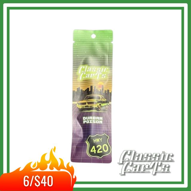 CLASSIC CARTS – Durban Poison | Vape Cart - 1g for Sale in