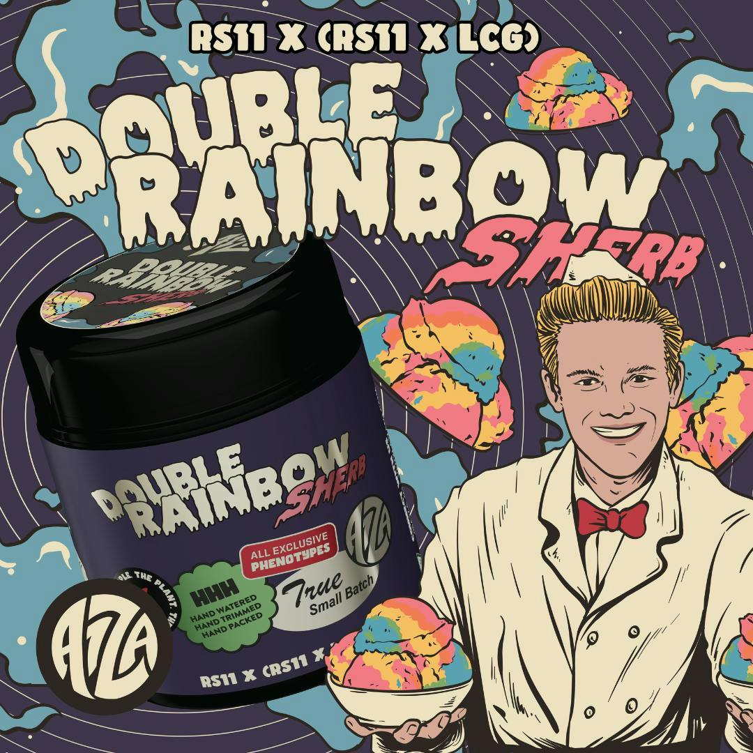 A1ZA – Double Rainbow Sherb | A-Bud Flower - 14g for Sale in