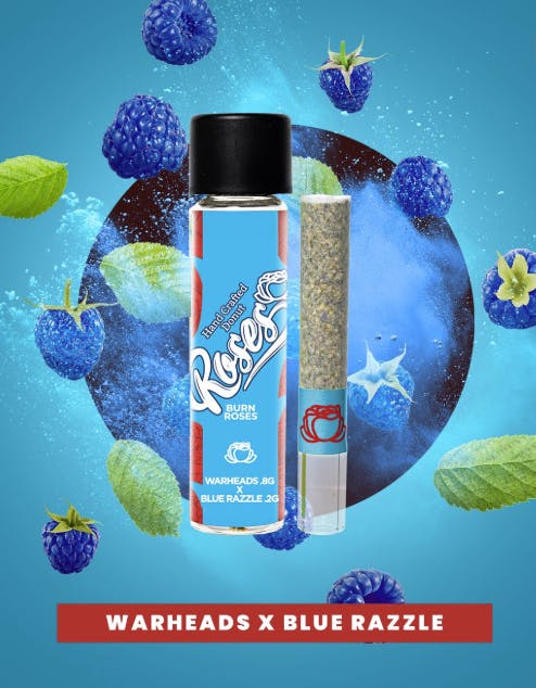 ROSES – Warheads X Blue Razzle | Live Rosin Donut - 1g for Sale in