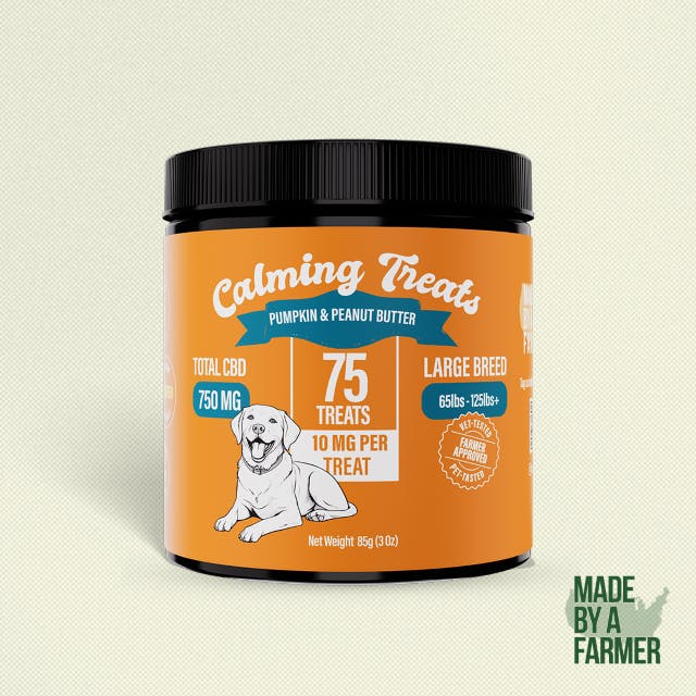 MADE BY A FARMER – Large Breed CBD Dog Treats | 750 MG - 750mg for