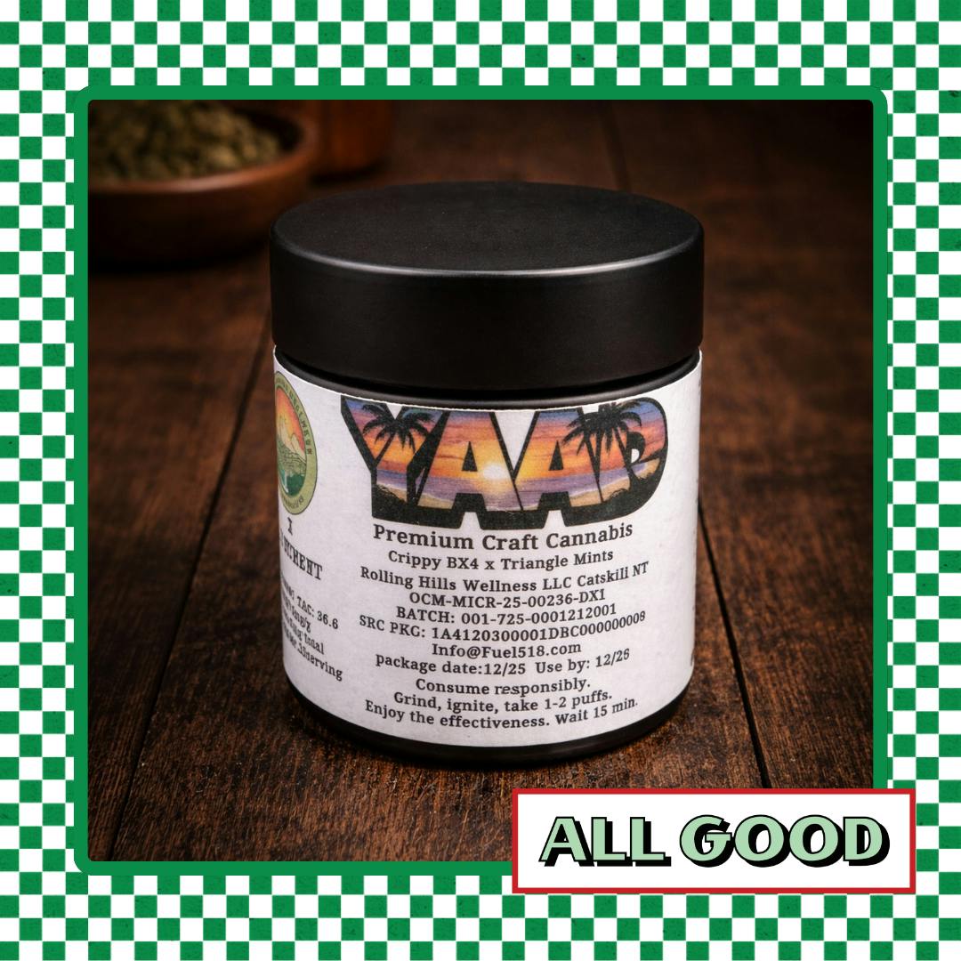 Rolling Hills | YAAD | Flower | Hybrid | 3.5g