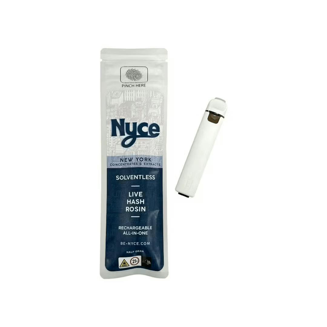 NYCE | Donutz | .5g Live Hash Rosin Disposable Vape - 0.5g | Vaporizers |  NYCE