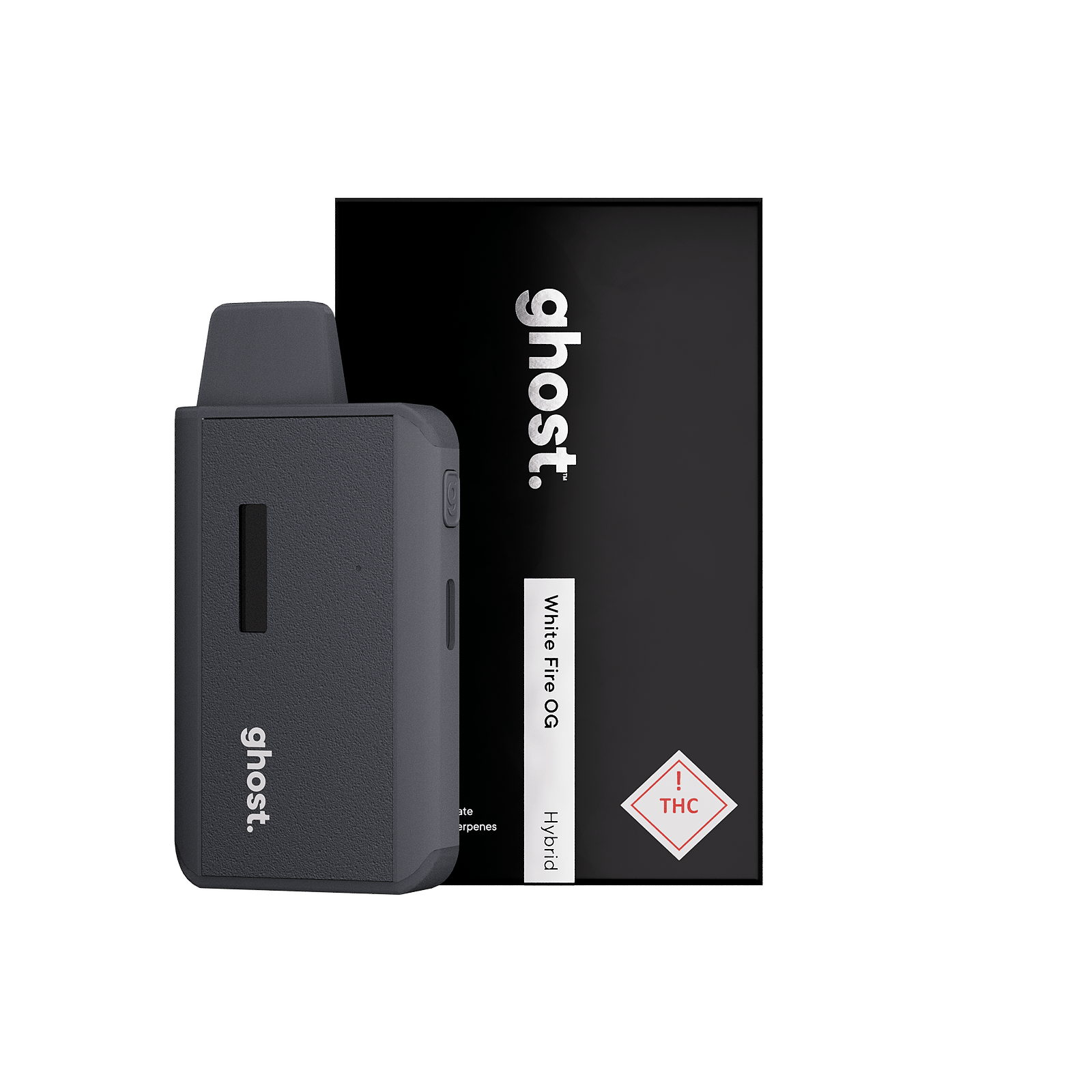 elf bar vape uk The Ghost - Auto Draw Vape Battery - Grey | $19.99 main image 1