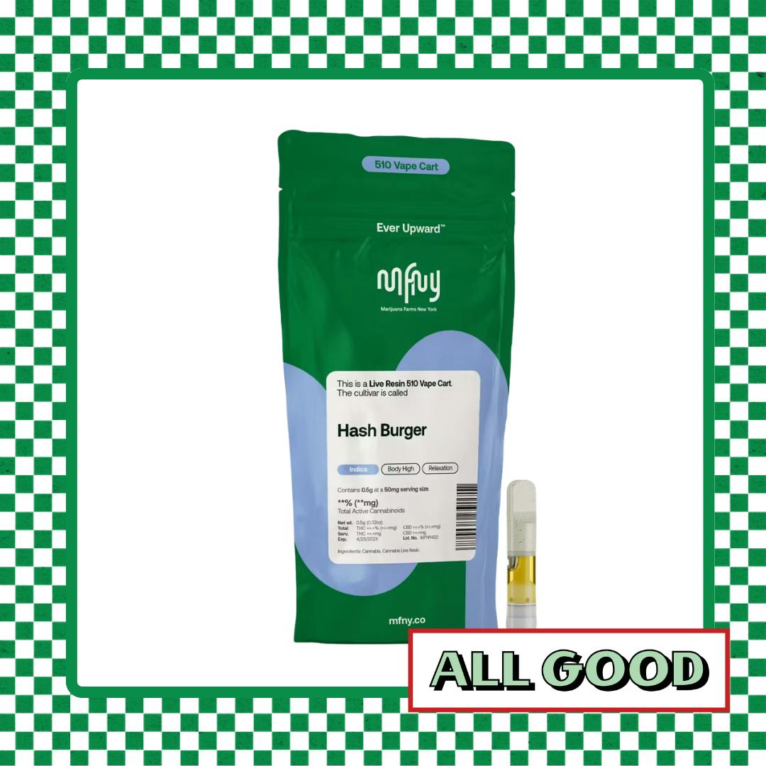 MFNY | Hash Burger | Live Resin | Cartridge | 0.5g