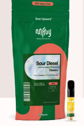MFNY | Sour Diesel | Live Resin 510 Cart | 2pk | Sativa | 1g