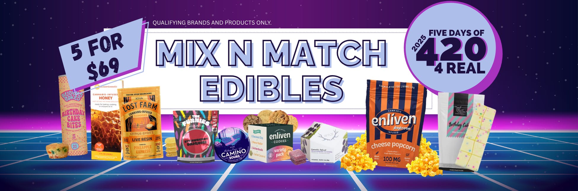 Mix N' Match Edibles: 5 for $69