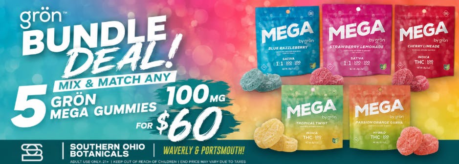 Gron 100mg Mega Pearls 5 for $60