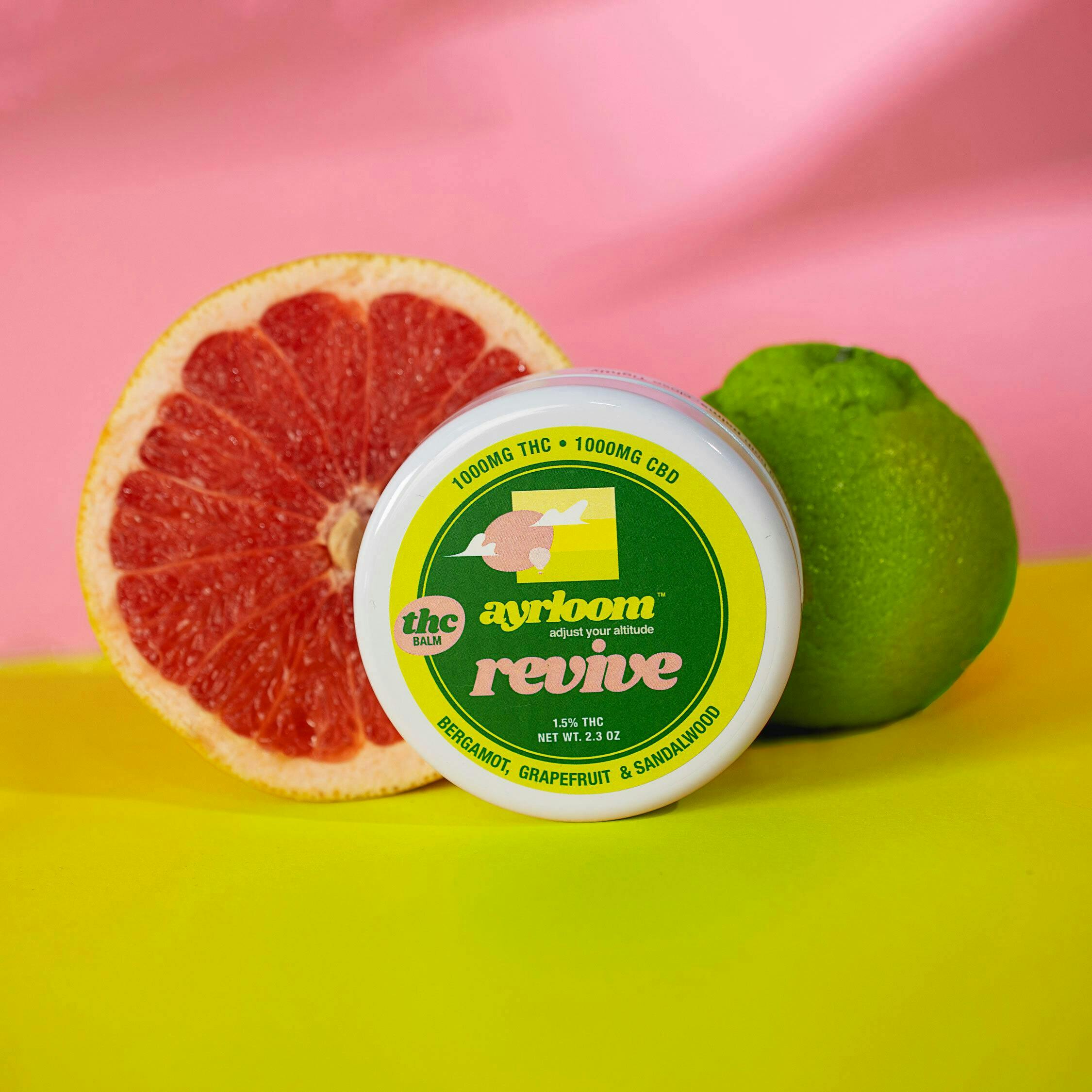 Ayrloom | 1 000mg 1:1 THC:CBD Revive Balm | 2.3oz