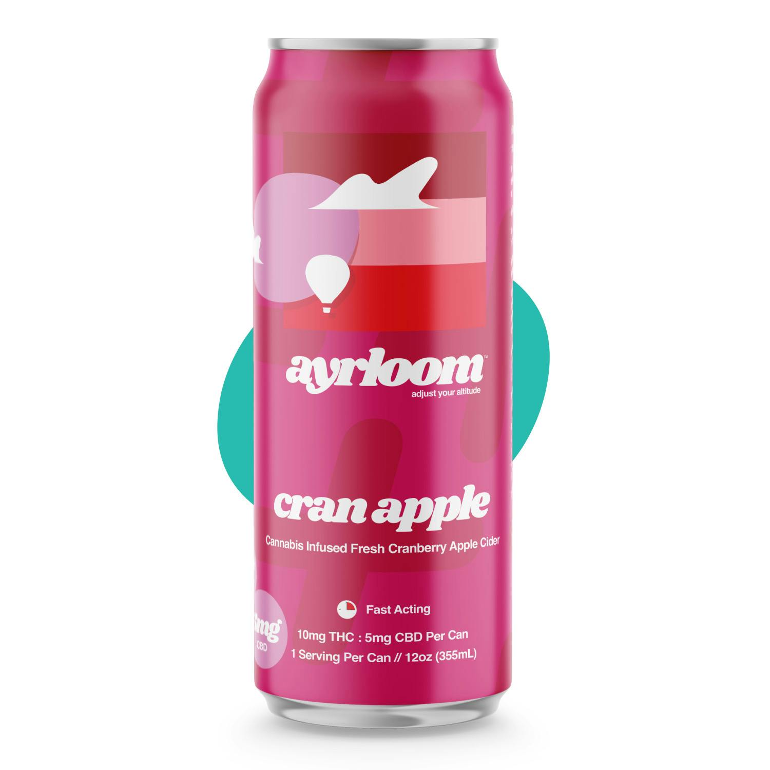 Ayrloom | Cran Apple 2:1 (THC:CBD) Single | 10mg