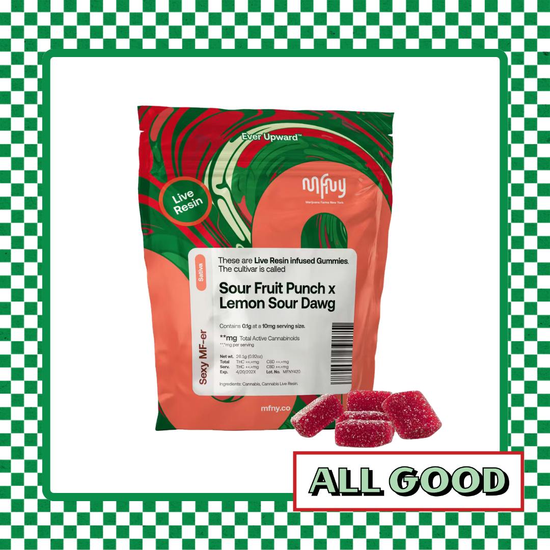 MFNY | Sour Fruit Punch x Lemon Sour Dawg | Resin Gummies | Sativa | 100mg