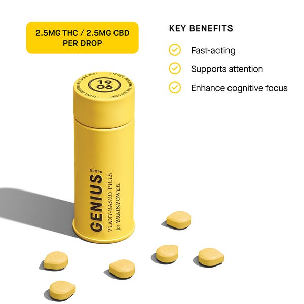 Shop Genius Tins | Tablets | 2.5mg | 30pk - 75mg at Long Island's