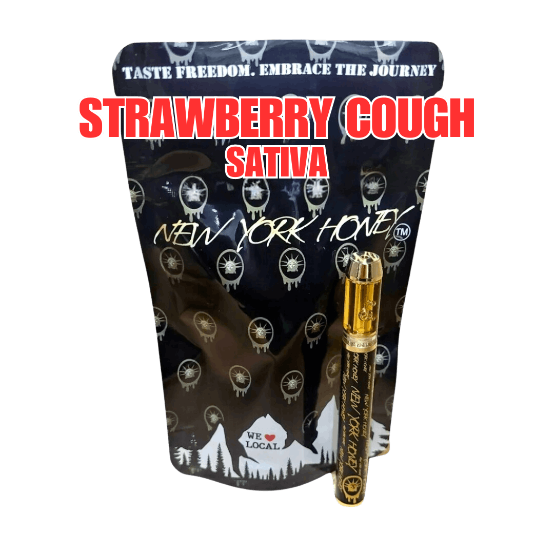 Strawberry Cough | AIO Pen | 1g - 1g | Vaporizers | New York Honey | Happy  Days Dispensary | 105 New York 109 Farmingdale, NY 11735