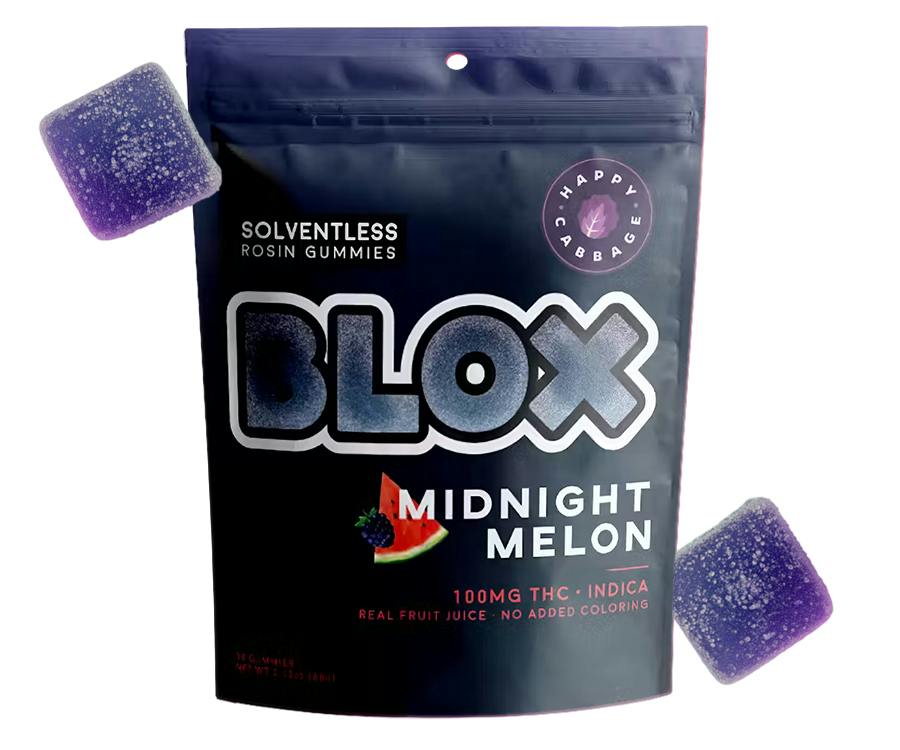 Shop Midnight Melon (Indica) | Solventless Rosin | 100mg | 10pk