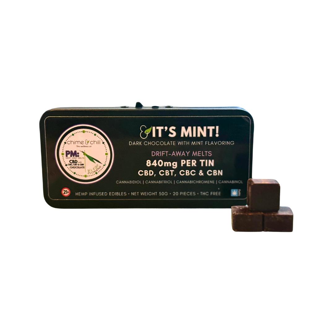 Shop PM: It's Mint! - Mint Dark Chocolate - CBD:CBC:CBT:CBN (THC