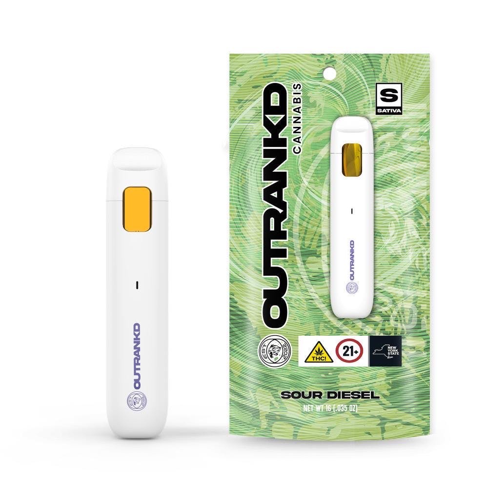 Sour Diesel | AIO | 1g - 1g | Vaporizers | OUTRANKD | Happy