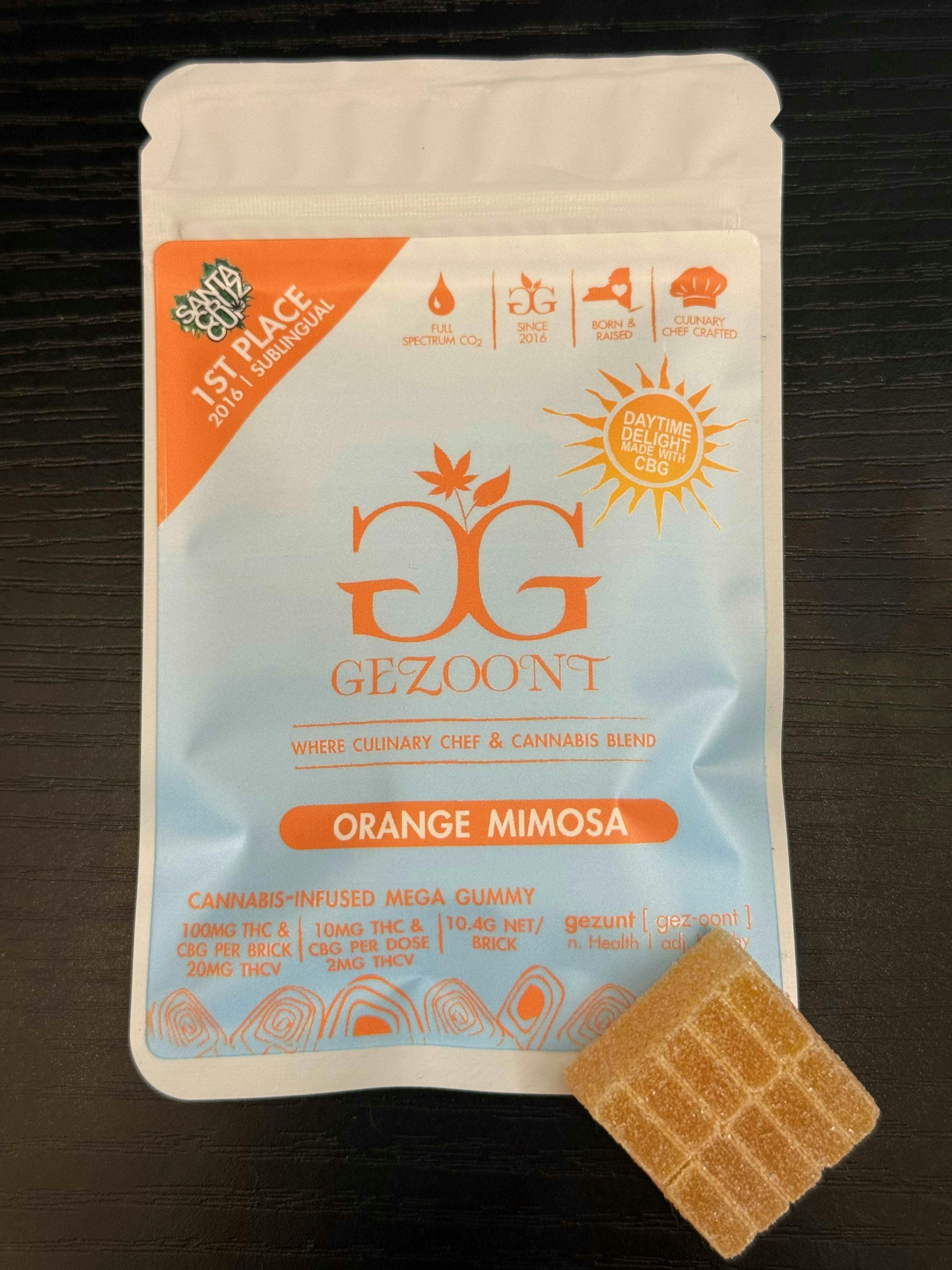 Shop Orange Mimosa - Daytime Delight | 100mg THC: 100mg CBG : 20mg