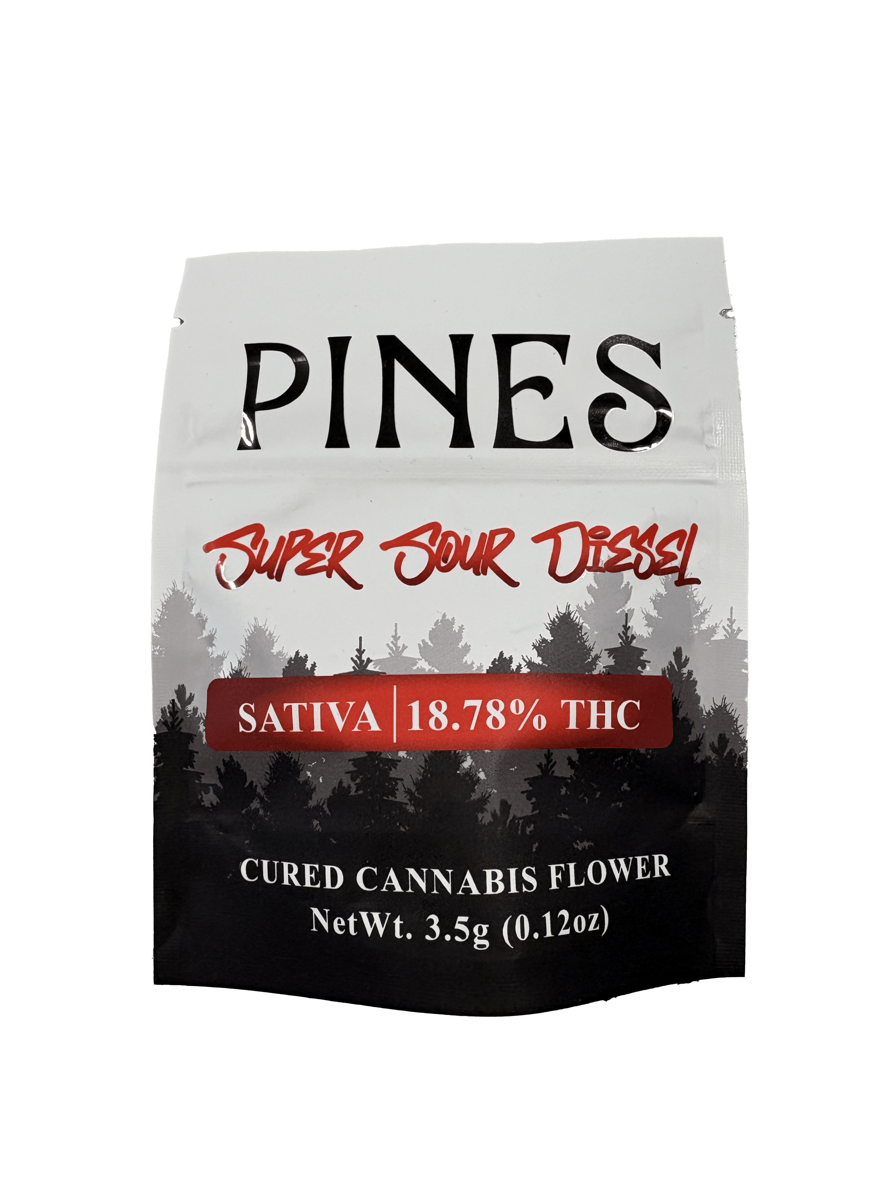Super Sour Diesel | 3.5g Mylar Bag - 3.5g | Flower | Pines