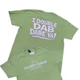 Happy Days Short Sleeve T-Shirt | Double Dab Dare Ya | Sage (Green)-L