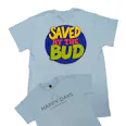 Happy Days Short Sleeve T-Shirt | Saved by the Bud | Light Blue-L