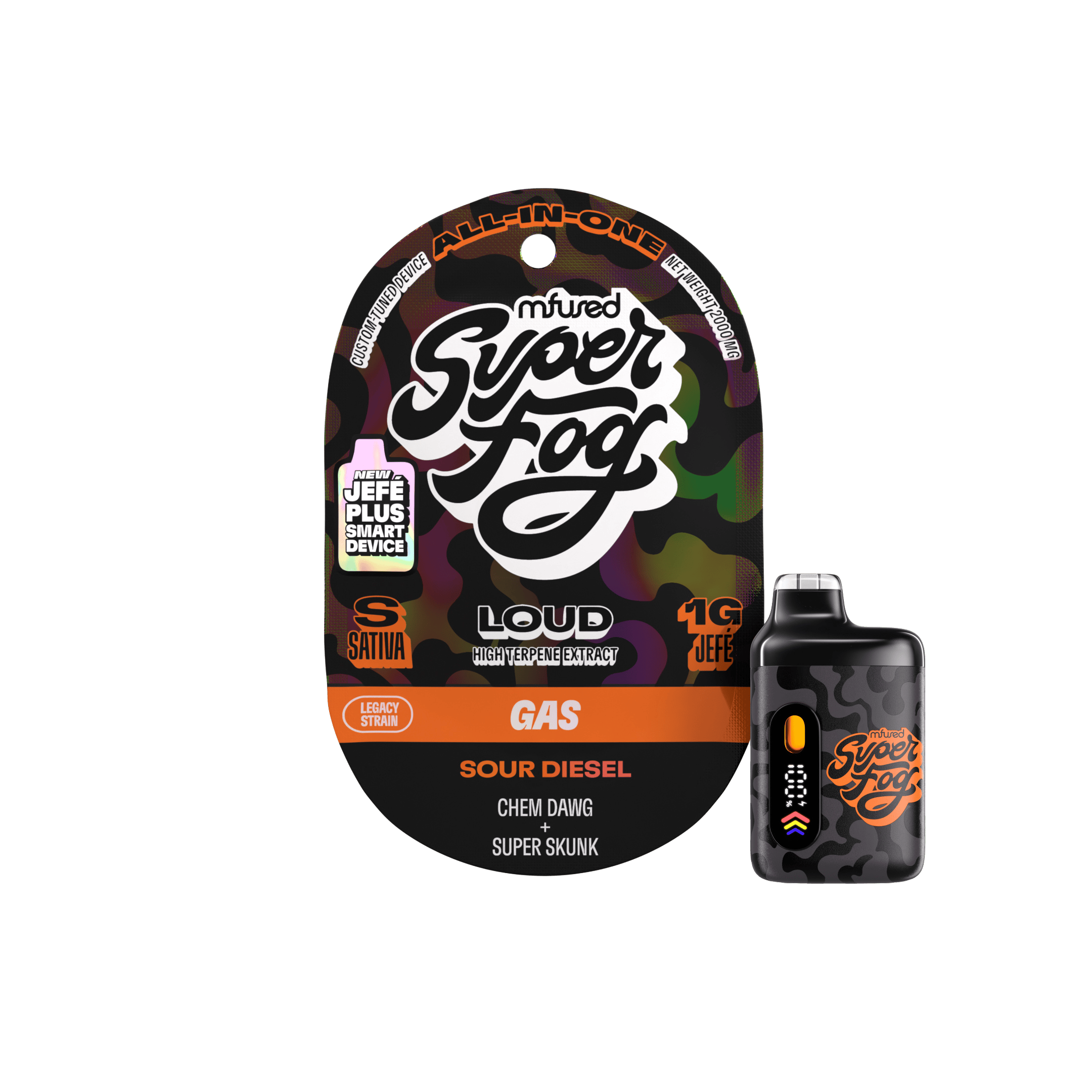 Shop Sour Diesel | Loud Jefe Plus | AIO 1g - 1g at Long Island's