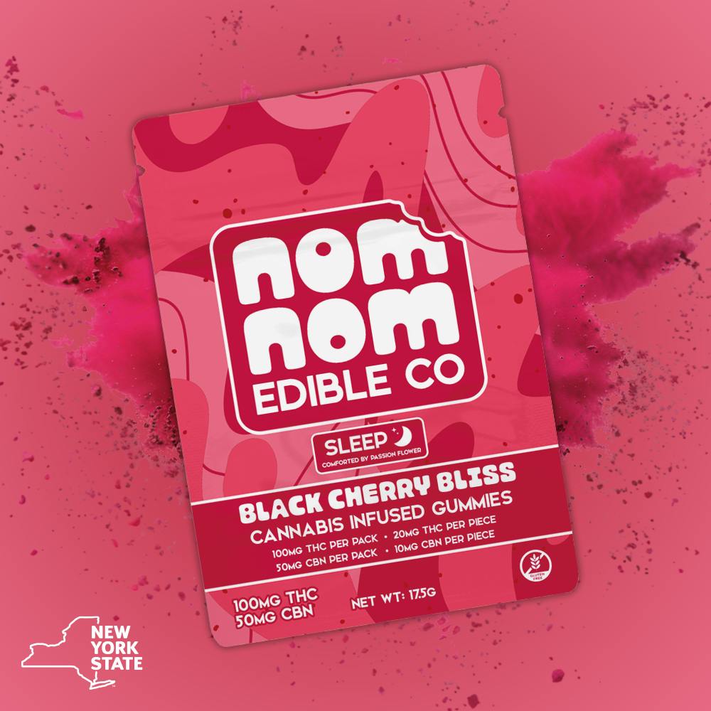 Shop Black Cherry Bliss | 5pc, 20mg | 100mg - 100mg at Long