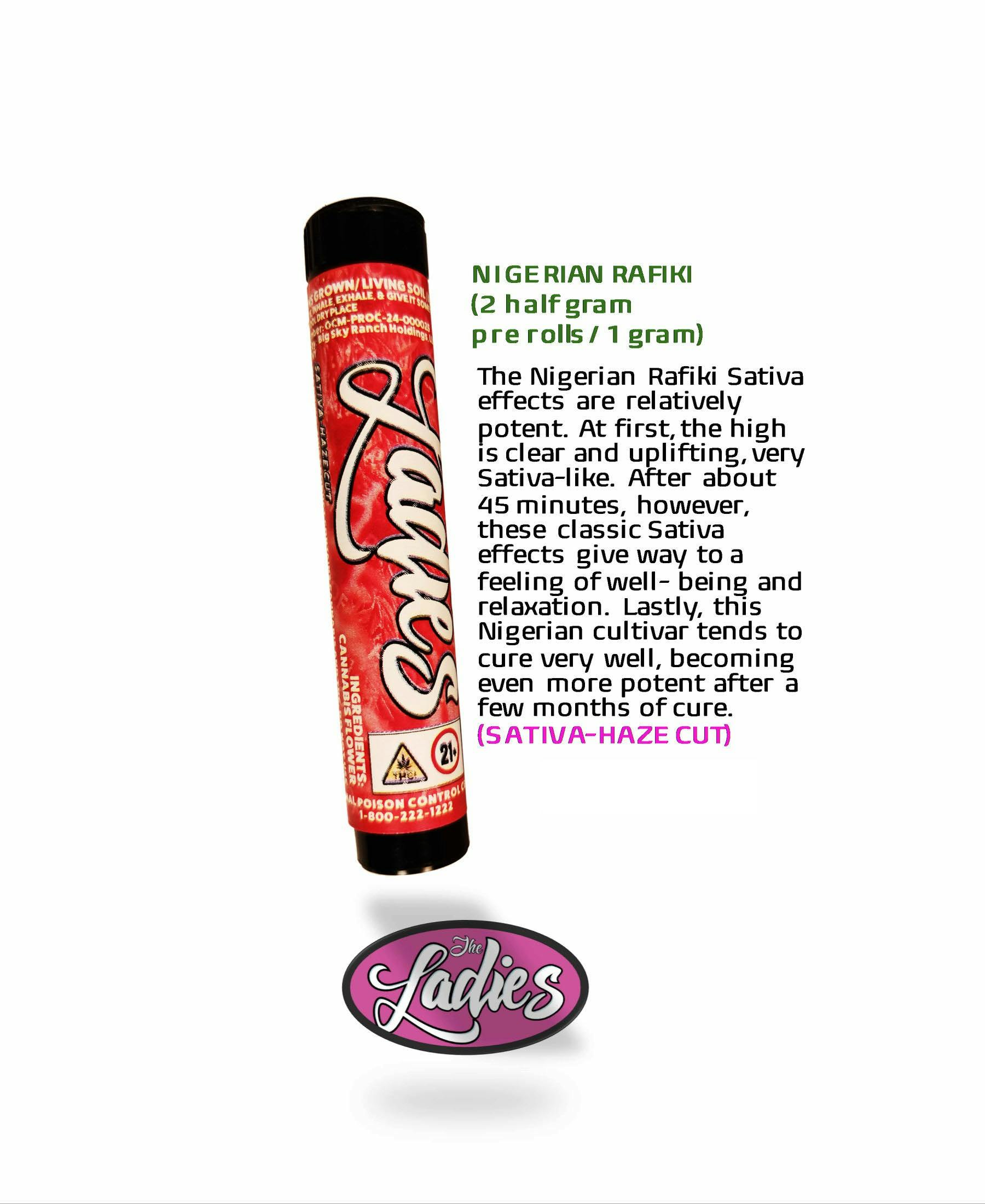 Shop Nigerian Rafiki | .5g 2pk (Long Island Grown) - 1g at Long