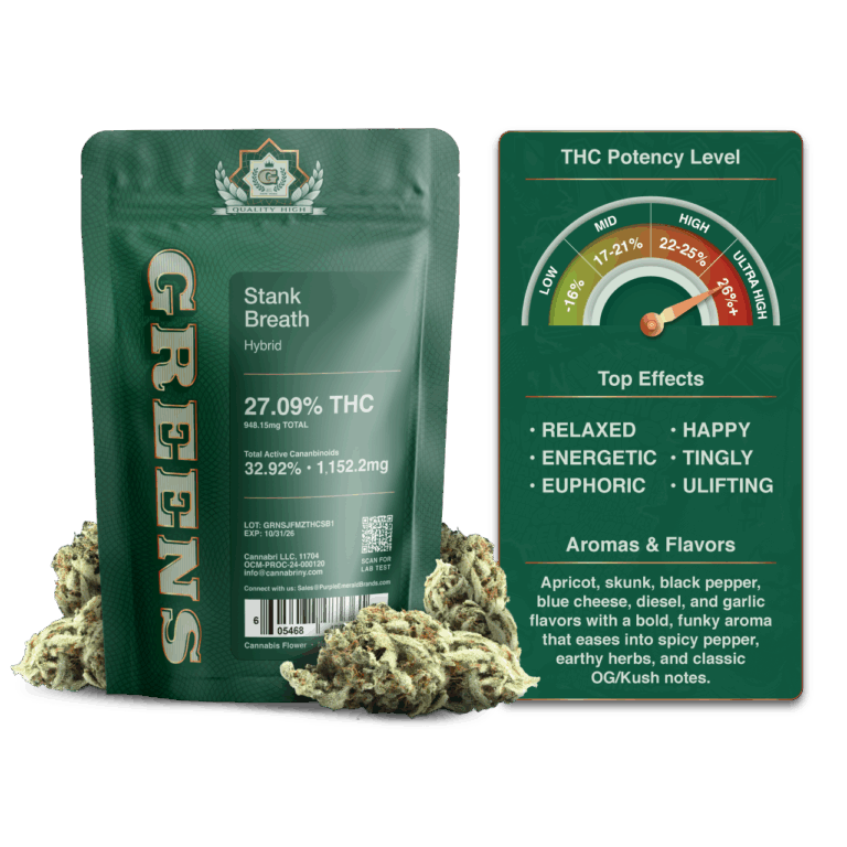 緑歙州 Shop Stank Breath (Greens) | 3.5g - 3.5g at Long Island's Best