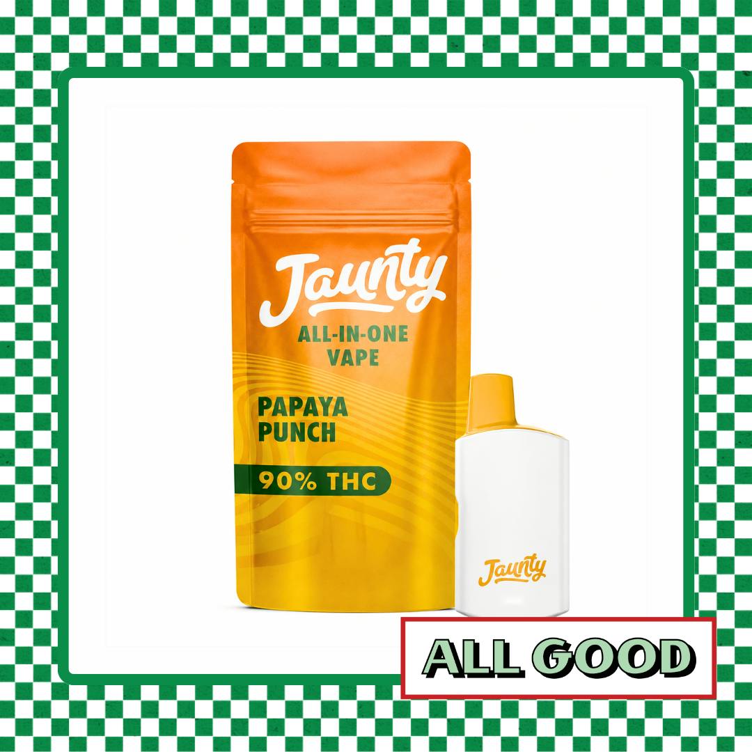 Jaunty | Papaya Punch | AIO Vape | Hybrid | 1.5g