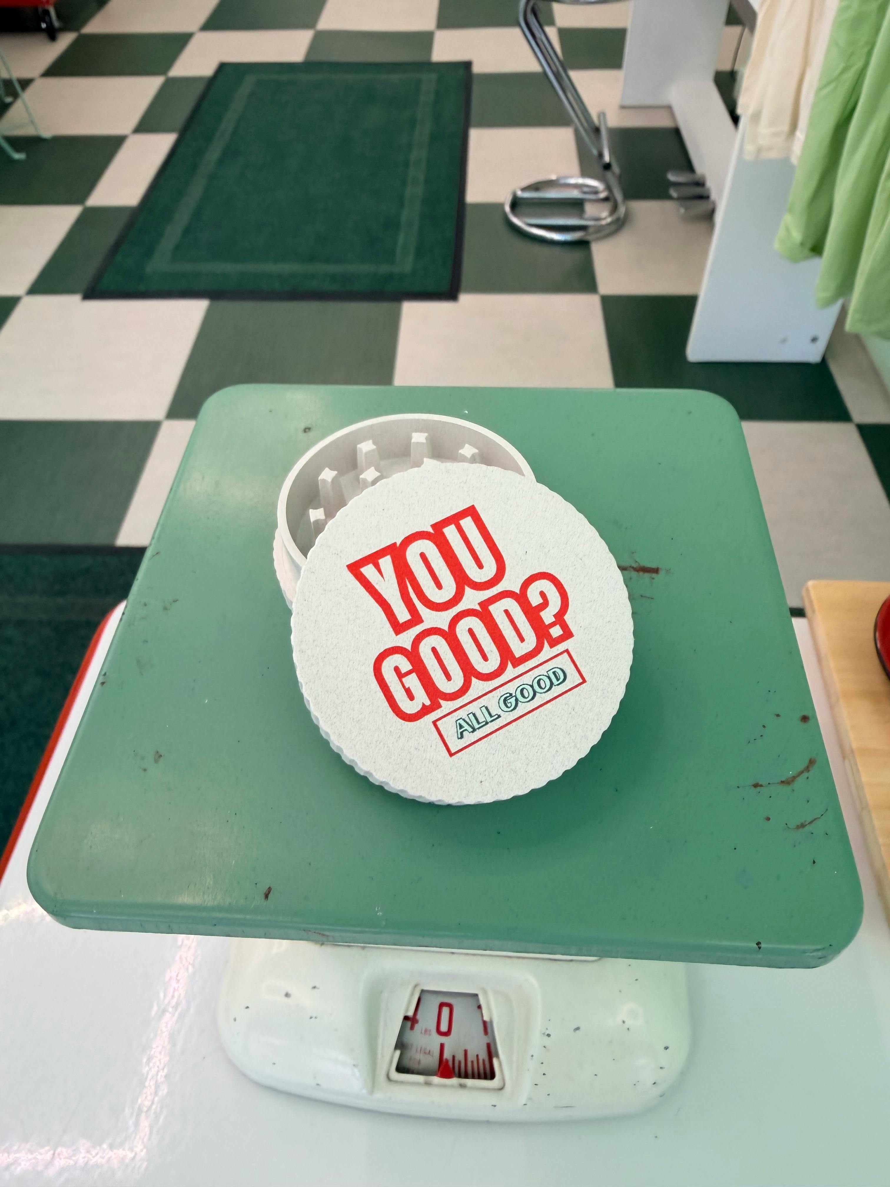 All Good | “You Good? | 2pc Hemp Grinder