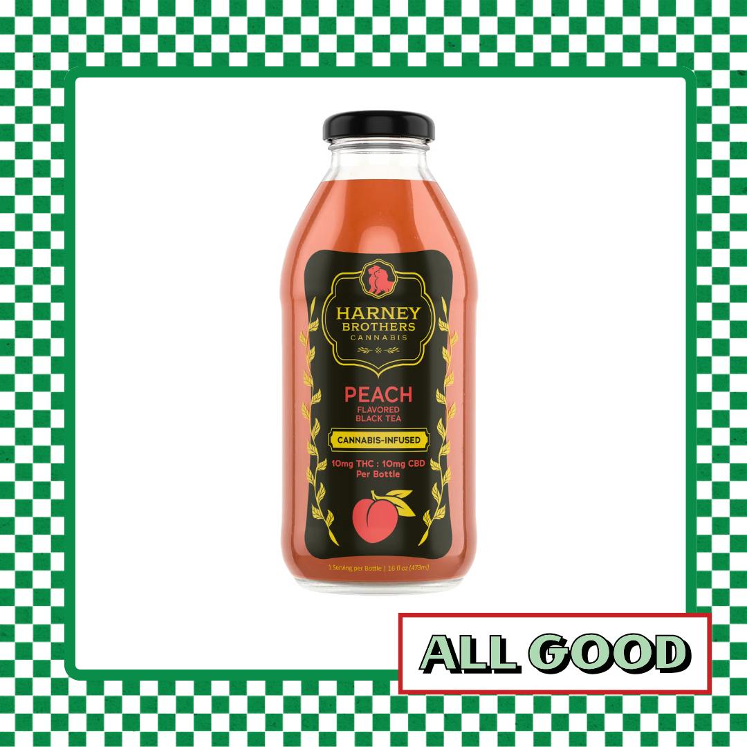 Harney Bros. | Peach Tea | 1:1 THC:CBD | Bottle | 10mg