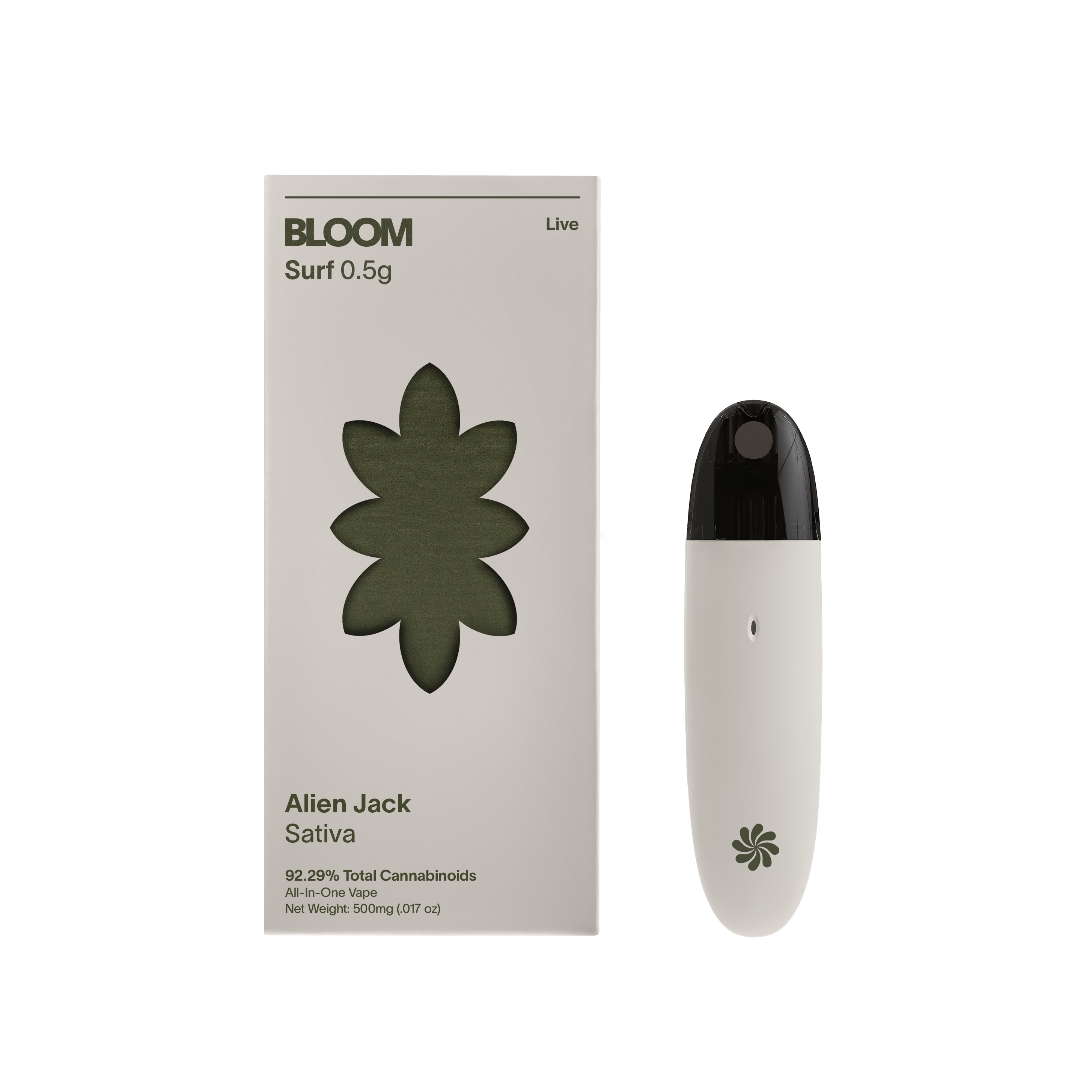 Bloom | Vape | Live Resin Alien Jack | .5g AIO