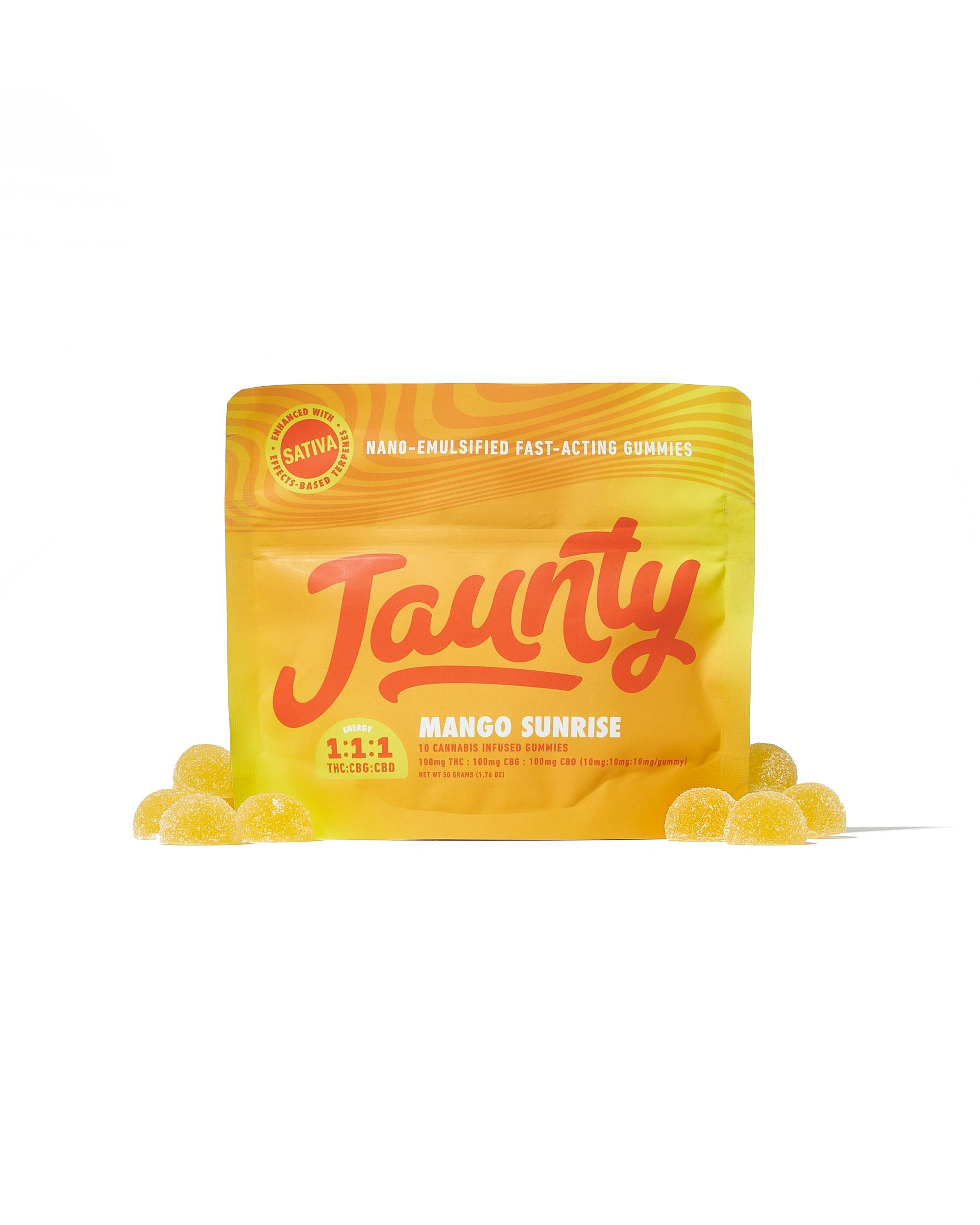Jaunty | Gummy | Mango Sunrise | 10pk | 100mg